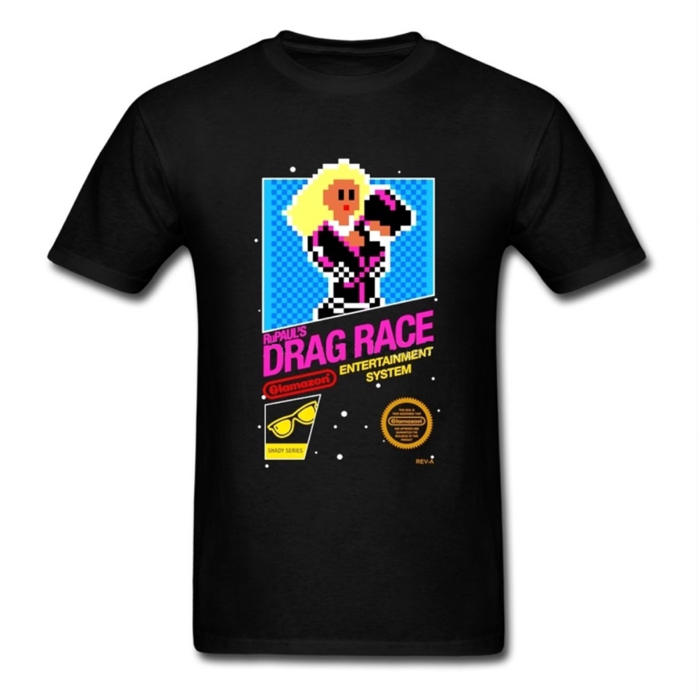 RuPaul's Drag Race Nintendo T-Shirt NWOT